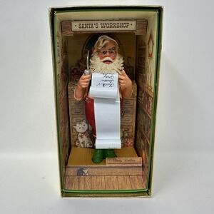 Vintage Hallmark Checking It Twice Santa Workshop Special Edition Ornament‎ Box